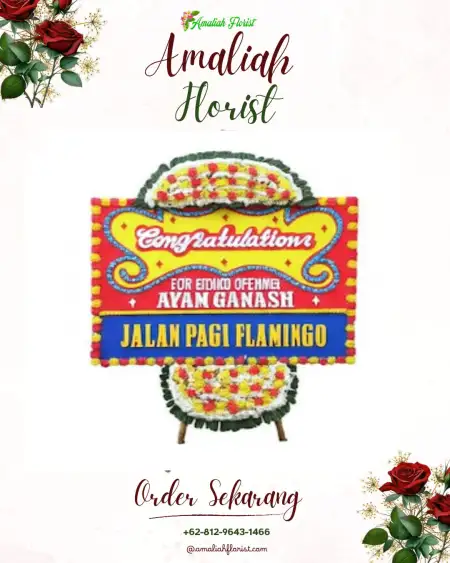 Sewa Papan Bunga Mario